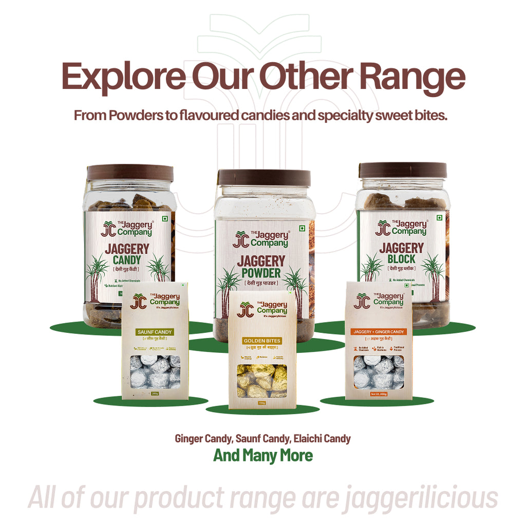 Jaggery Powder | Natural Sweetener for Tea, Cooking & Baking