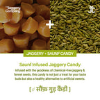 Jaggery + Saunf Candy, Traditional Sweet with Fennel Flavour -200g